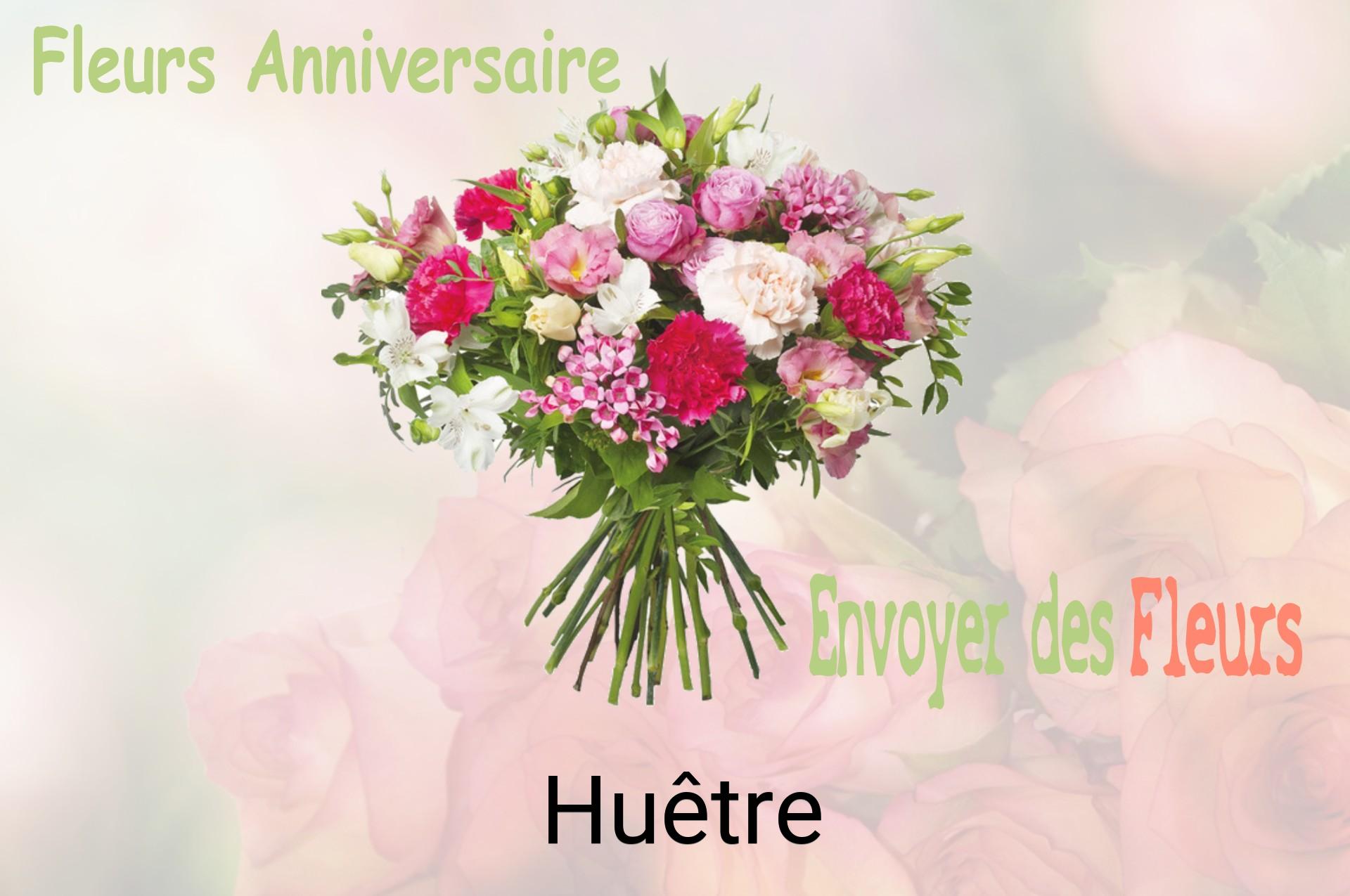 Bouquet de fleurs d’anniversaire livré à Huêtre
