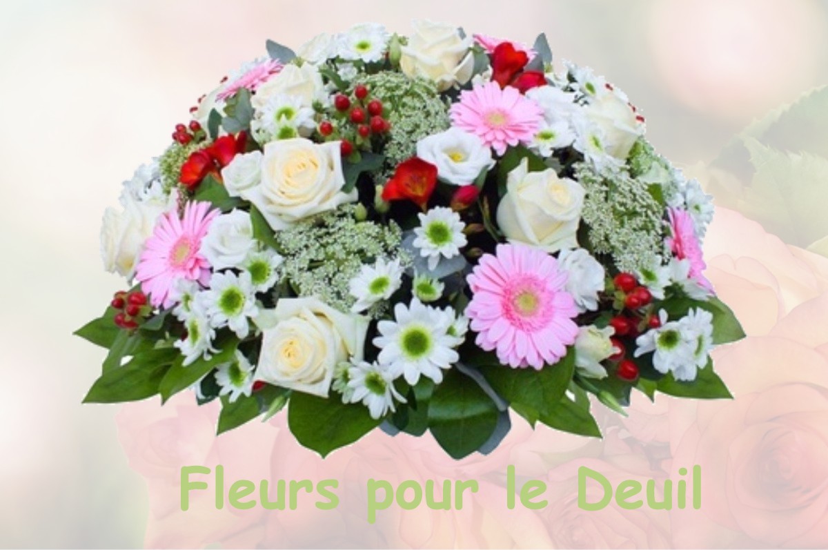 fleurs deuil HUETRE